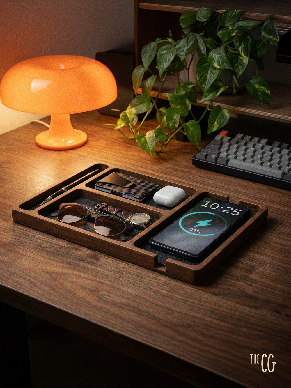 Solid Wood Desk Organizer