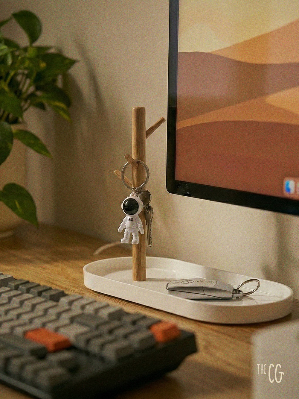 Bamboo Branch Desk Tray