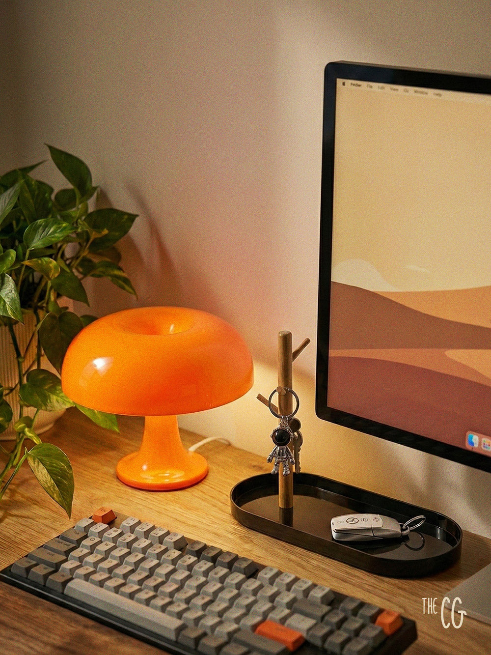 Bamboo Branch Desk Tray